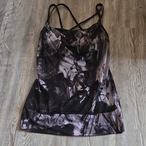 Lucy Black and Gray Camisole Top